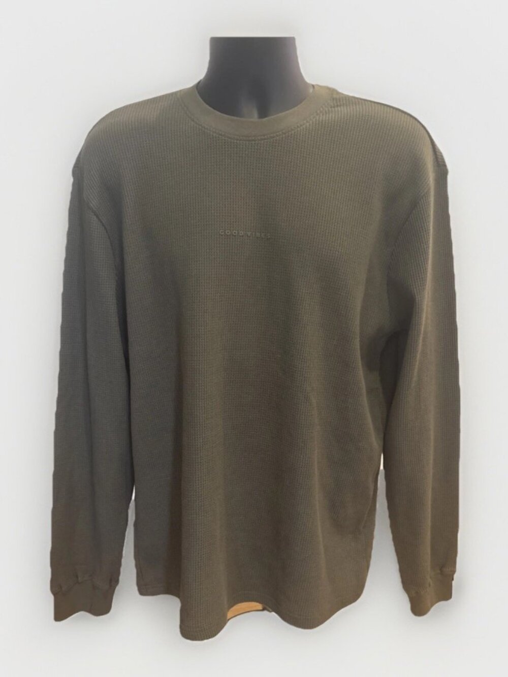 Vox Populi For The People Good Vibes Thermal Longsleeve Men’s Large Green